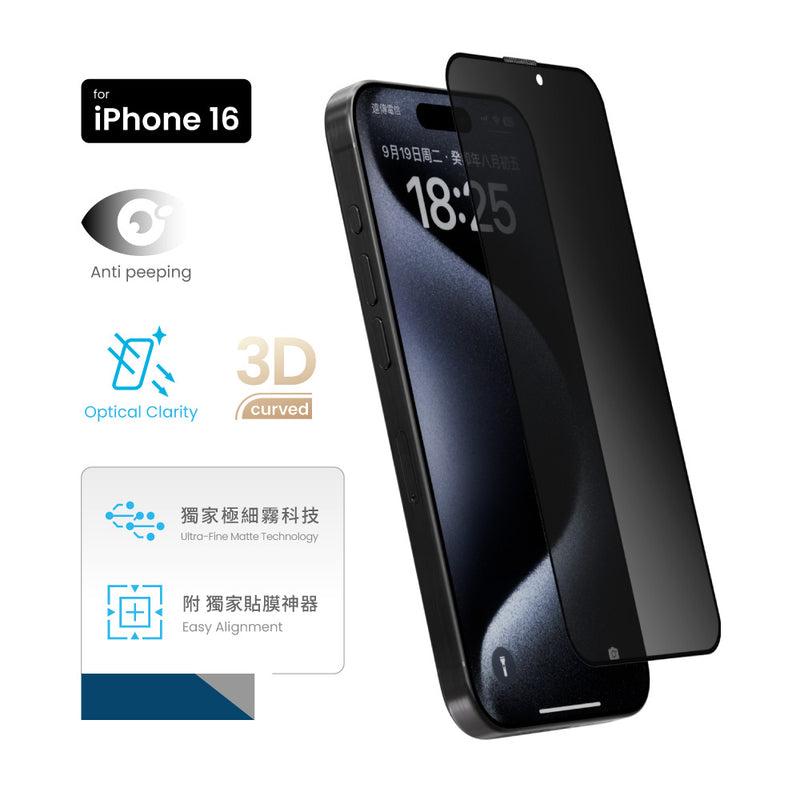 MOZTECH® iPhone 防窺晶霧貼 獨家專利