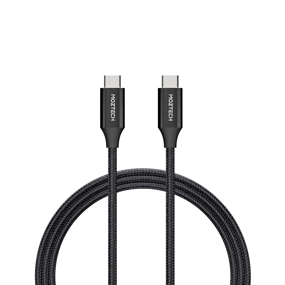 MOZTECH® USB-C to USB-C 100W 編織傳輸充電線