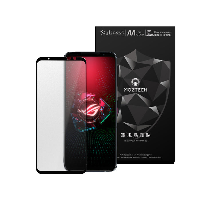 MOZTECH®  ROG 5/5S 全型號 晶霧貼電競膜 獨家專利